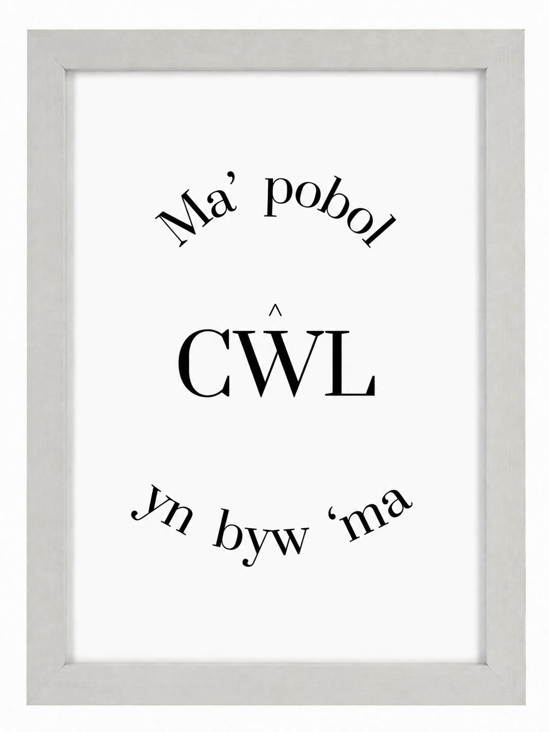 Print wedi'i fframio