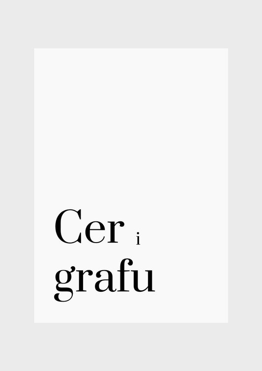 Cer i grafu